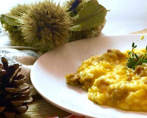Il risotto alla zucca e salsiccia